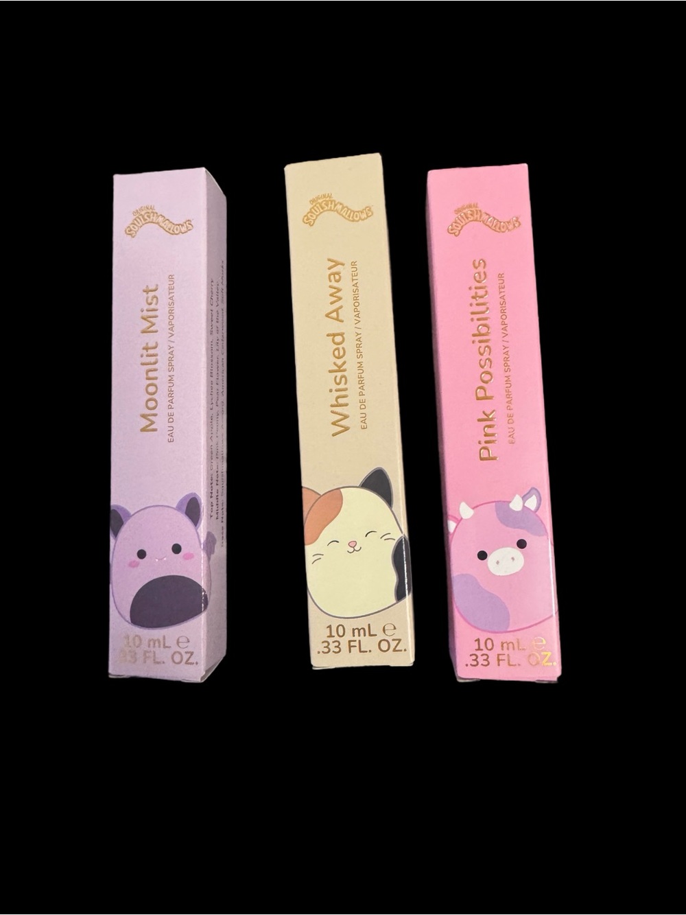 🌸 Squishmallows Mini Perfume Set – 10mL Travel Size & Hand Cream & Lip Balm Set🌸
